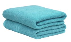 ColourMatch - Pair of Bath - Towels - Crystal Blue